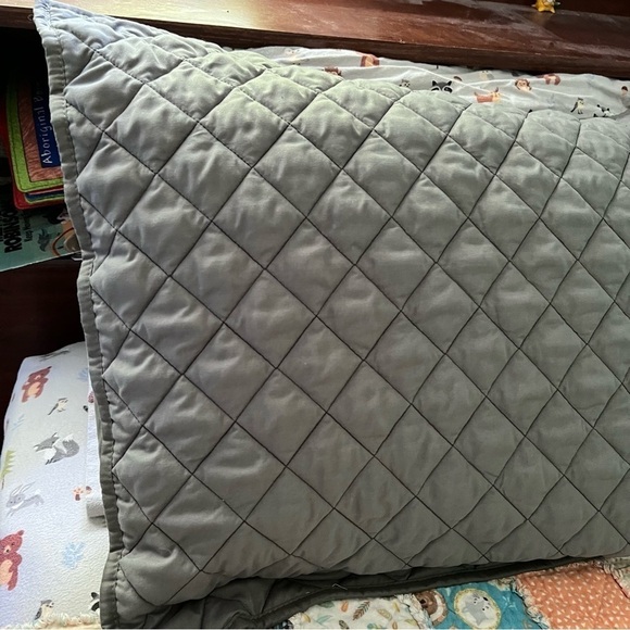 Grey Standard Quilted Pillow shams (Set of 2) - Picture 8 of 9